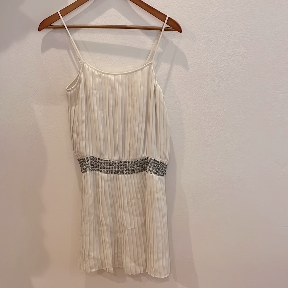 Gorgeous Eggshell coloured Parker dress with beading detail